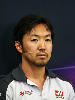 Ayao Komatsu, ingénieur de course Haas F1 Team lors de la conférence de presse de la FIA