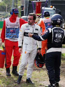 Fernando Alonso, McLaren na crash