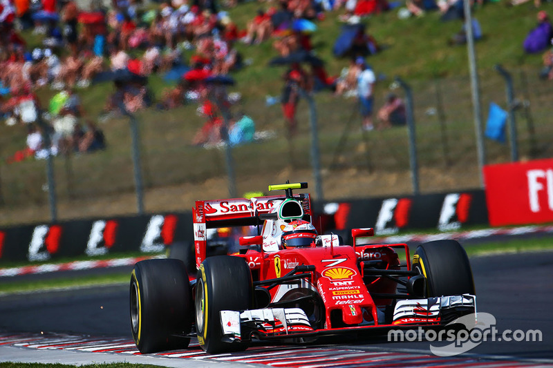 Kimi Räikkönen fez uma boa corrida de recuperação e terminou em sexto, mas caiu para quarto na tabela, a um ponto de Ricciardo.