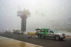 Un Air Titan dans la pluie et le brouillard