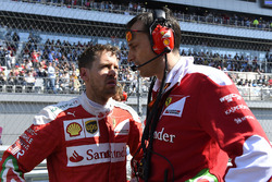 Sebastian Vettel, Ferrari op de grid