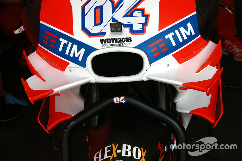 Detail winglet Ducati Team