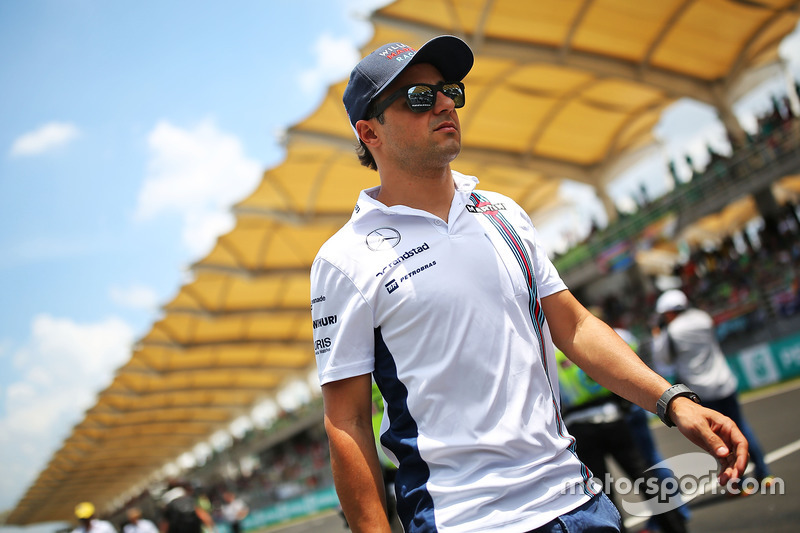 Felipe Massa, Williams on the drivers parade