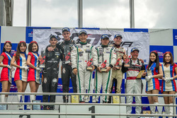 Podium: winner #5 Phoenix Racing Audi R8 LMS GT3: Marchy Lee, Shaun Thong, second place #37 BBT Ferrari 488 GT3: Davide Rizzo, Anthony Liu, third place #7 Absolute Racing Bentley Continental GT3: Adderly Fong, Andrew Kim
