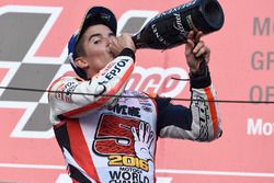 Podium : le vainqueur Marc Marquez, Repsol Honda Team