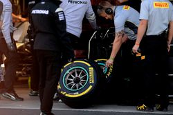 Pirelli tyres for the Mercedes AMG F1 team