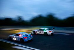 #100 Schubert Motorsport, BMW M6 GT3: John Edwards, Jens Klingmann, Lucas Luhr, Martin Tomczyk; #112 Care For Climate, Porsche Cayman GT4: Smudo