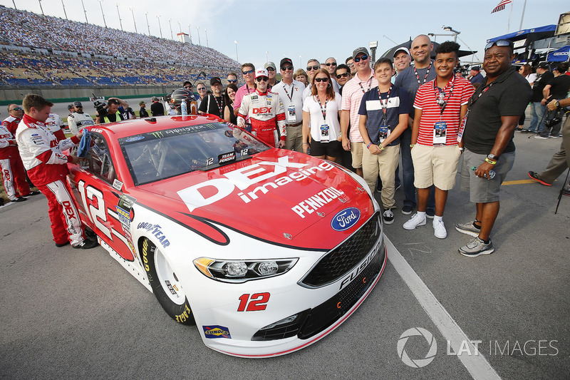 Ryan Blaney, Team Penske, Ford Fusion DEX Imaging