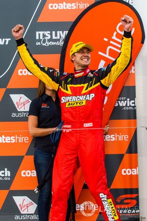 Podium: third place Chaz Mostert, Tickford Racing Ford