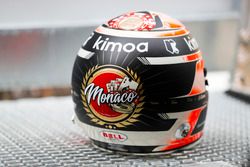 Stoffel Vandoorne, McLaren, detalle de su casco