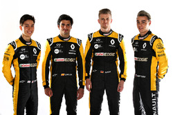 Carlos Sainz Jr., Nico Hulkenberg, Renault Sport F1 Team, Jack Aitken, Renault Sport F1 Team RS18 Test and Reserve Driver, Artem Markelov, Renault Sport F1 Team Test and Development Driver