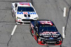 Clint Bowyer, Stewart-Haas Racing, Ford Fusion Haas Automation Demo Day and Aric Almirola, Stewart-Haas Racing, Ford Fusion Mobil 1