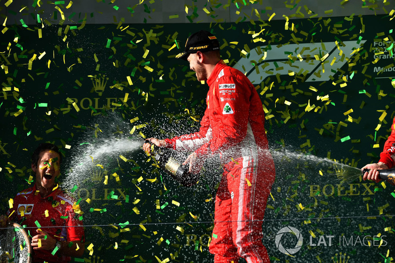 Победитель Себастьян Феттель, Ferrari