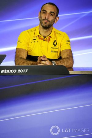 Cyril Abiteboul, Renault Sport F1 Managing Director in the Press Conference