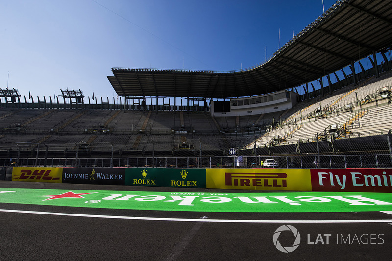 Detalle del circuito del Autódromo Hermanos Rodríguez