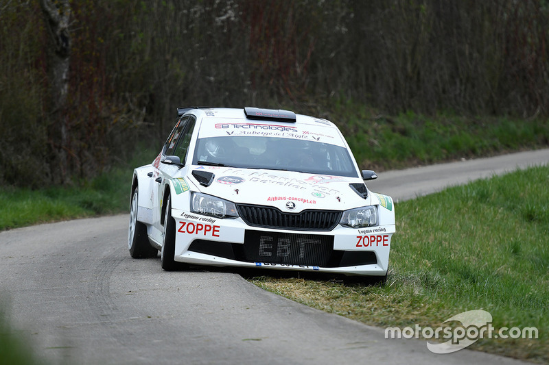 Nicolas Althaus, Alain Ioset, Skoda Fabia R5, Lugano Racing