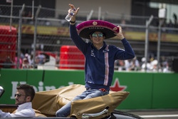 Esteban Ocon, Sahara Force India on the drivers parade