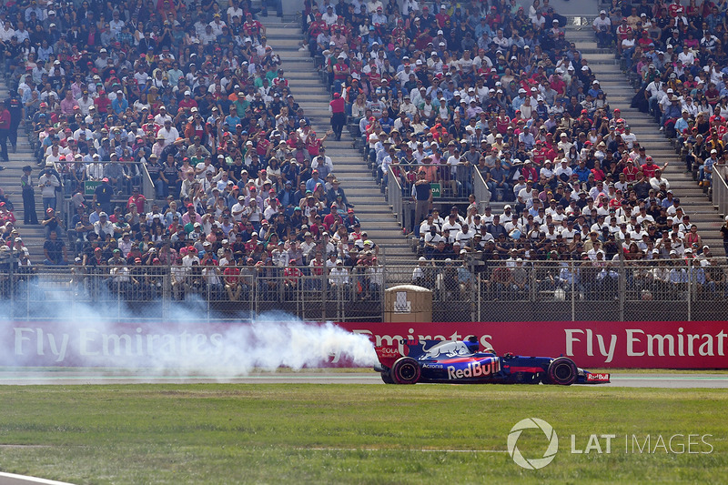 Abandon : Brendon Hartley (Toro Rosso)