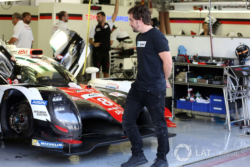 #8 Toyota Gazoo Racing Toyota TS050-Hybrid: Fernando Alonso