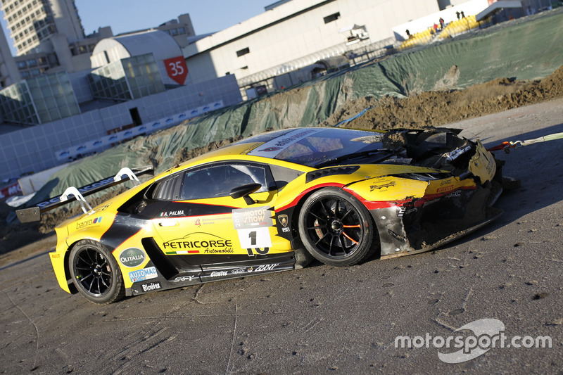 Incidente di Andrea Palma, Lamborghini Huracan ST
