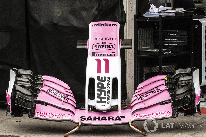 Force India VJM11 nose and front wing