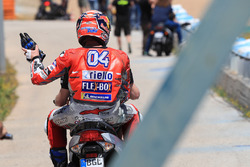 После аварии: Андреа Довициозо, Ducati Team