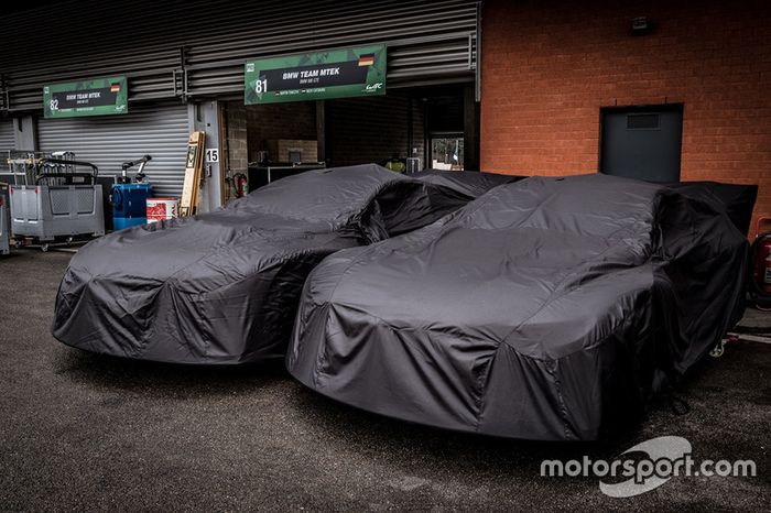 #81 BMW Team MTEK BMW M8 GTE cubierto