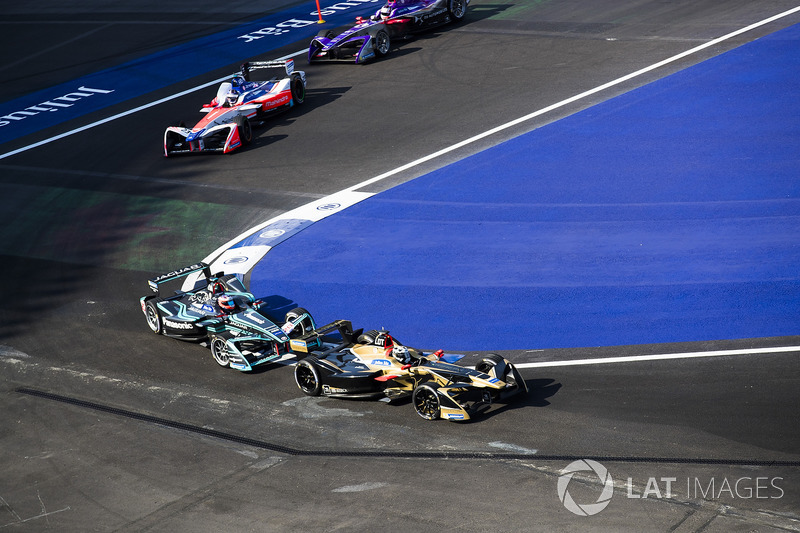 Andre Lotterer, Techeetah, Mitch Evans, Jaguar Racing, Nick Heidfeld, Mahindra Racing, Alex Lynn, DS Virgin Racing