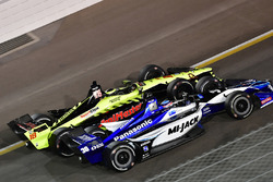 Sébastien Bourdais, Dale Coyne Racing with Vasser-Sullivan Honda, Takuma Sato, Rahal Letterman Lanigan Racing Honda