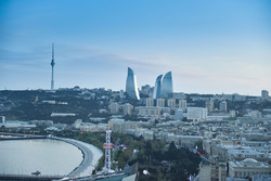 Baku aerial view