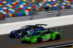 #11 GRT Grasser Racing Team Lamborghini Huracan GT3: Rolf Ineichen, Mirko Bortolotti, Franck Perera, Rik Breukers,#14 3GT Racing Lexus RCF GT3: Dominik Baumann, Kyle Marcelli, Philipp Frommenwiler, Bruno Junqueira