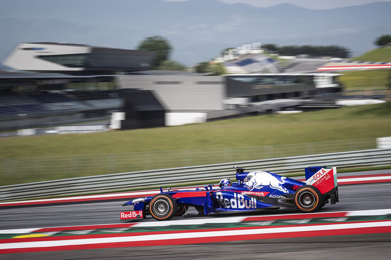 Dani Pedrosa tests a Toro Rosso