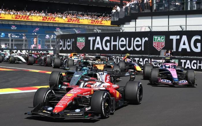Franco Colapinto, Alpine, Charles Leclerc, Ferrari, George Russell, Mercedes