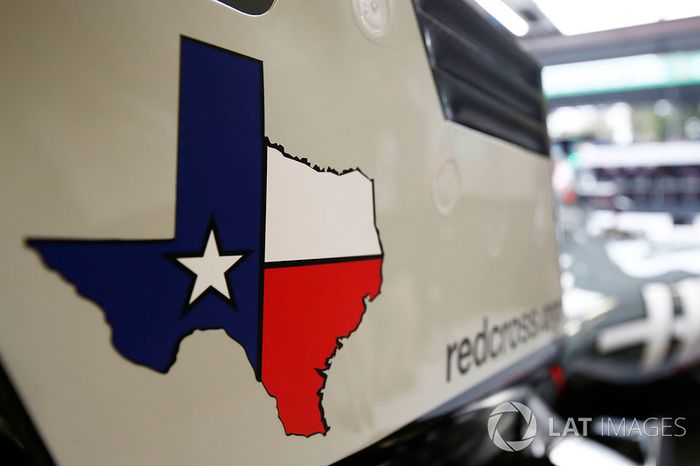 Un logotipo de Texas en el equipo de F1 Haas VF-17