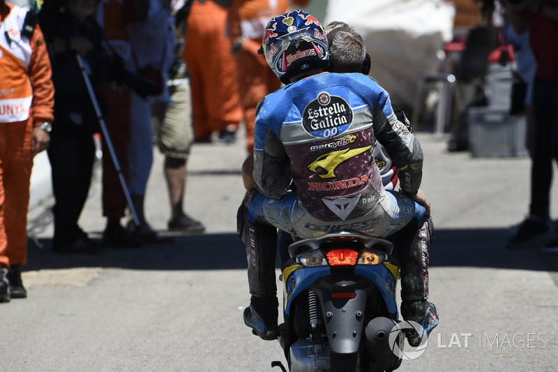 Jack Miller, Estrella Galicia 0,0 Marc VDS, after crash
