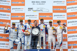 Podium nach dem 1. Rennen in Spielberg