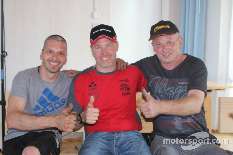 Eric Berguerand, Marcel Steiner, Simon Hugentobler, podium