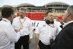 Ross Brawn, Director de Motorsports, FOM, Zak Brown, Director ejecutivo, McLaren Technology Group