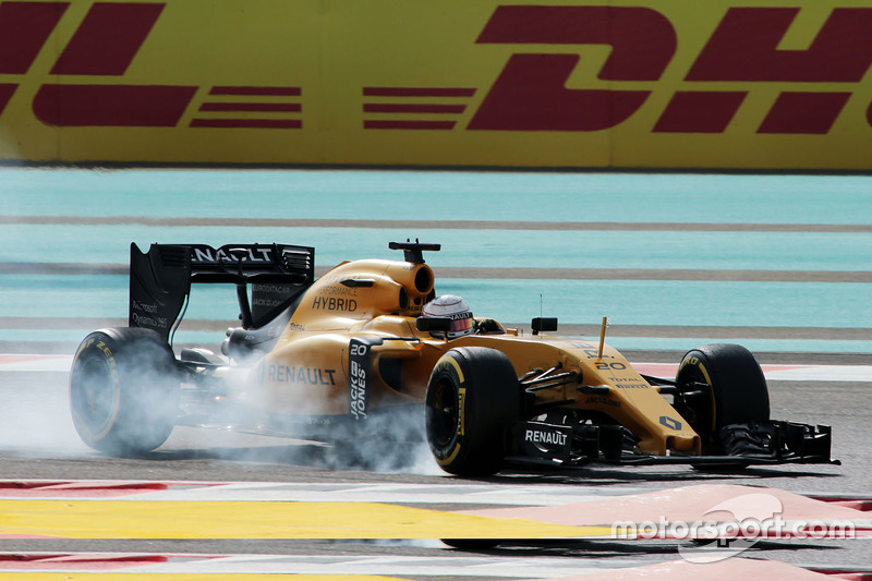 Kevin Magnussen, Renault Sport F1 Team RS16 spät auf der Bremse