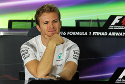 Nico Rosberg, Mercedes AMG F1 in the FIA Press Conference