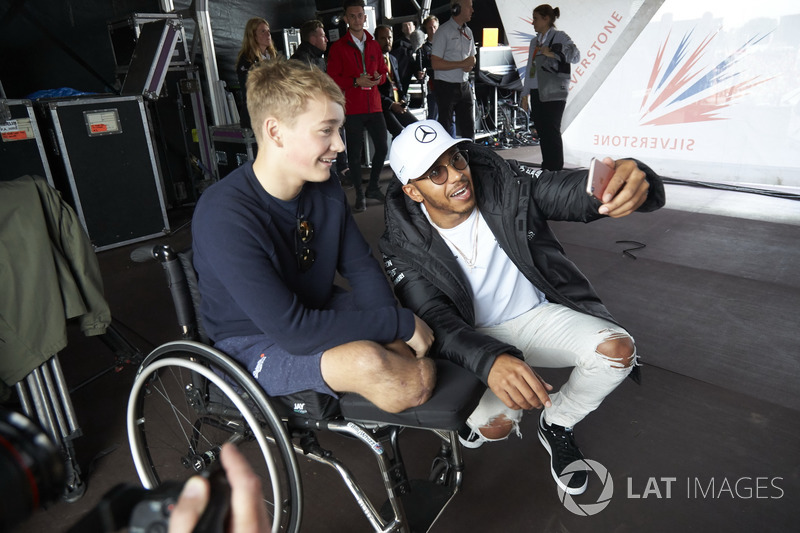 Lewis Hamilton, Mercedes AMG F1, Billy Monger