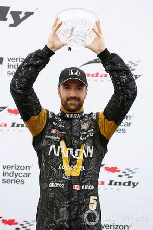 Podium : le troisième, James Hinchcliffe, Schmidt Peterson Motorsports Honda