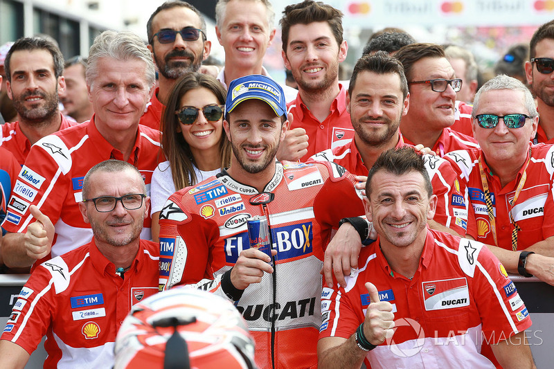 Segundo Andrea Dovizioso, Ducati Team
