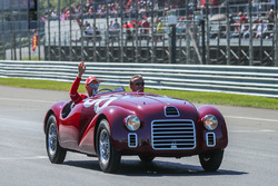 Sebastian Vettel, Ferrari on the drivers parade