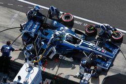 Max Chilton, Chip Ganassi Racing Honda s'arrête au stand