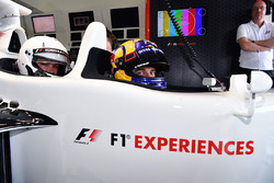 Patrick Friesacher, F1 Experiences 2-Seater driver and F1 Experiences 2-Seater passenger Belinda Whiteside