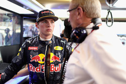 Max Verstappen, Red Bull Racing with Dr Helmut Marko, Red Bull Motorsport Consultant