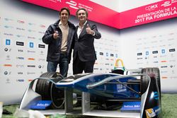 Esteban Gutiérrez y Alejandro Agag, CEO Fórmula E