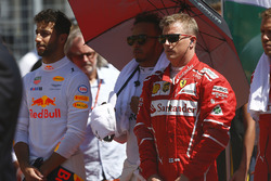 Daniel Ricciardo, Red Bull Racing, Lewis Hamilton, Mercedes AMG F1, Kimi Raikkonen, Ferrari