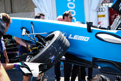 Crashed car of Sébastien Buemi, Renault e.Dams